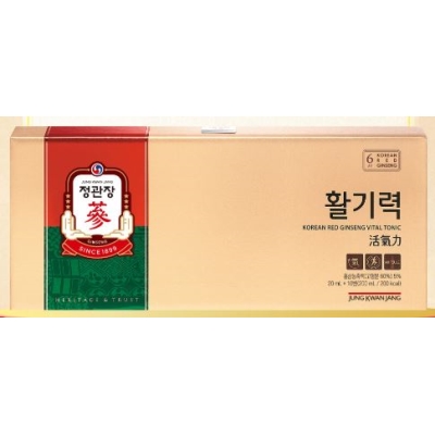 Nước Uống Hồng Sâm KGC- Korean Red Ginseng Vital Tonic (Hwal Gi Ruk) (20ml x 10 Ống)